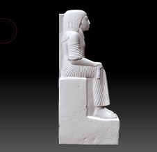 faraone statua egitto buddha dio arte sculture 3d print model - Mito3D