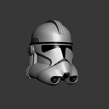fase 2 clon soldado cosplay casco estrella guerras 3d impresión disfraz armadura moda 3d print model - Mito3D