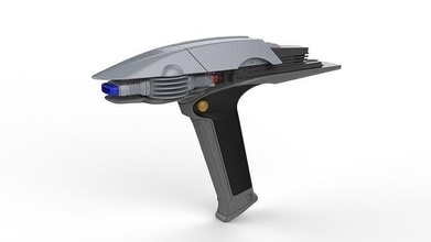phaseur étoile randonnée imprimable 3d modèle stl impression pistolet arme outil ventilateur art DIY loisir cosplay jouet Picard 3d print model - Mito3D