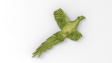 sülün broş 3d model kuş avcılık sanat heykeller 3d print model - Mito3D