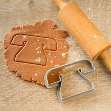 phone cookie cutter professional house 3dprinting biscuit biscuits cookiecutter cooky dining fondant ginger gingerbread household keyhole kitchen kitchenware pastry printable 3d print model - Mito3D