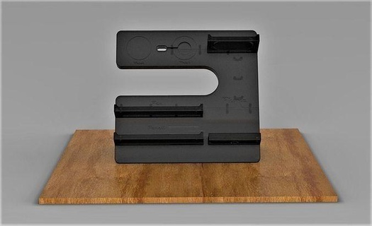 phone stand organizer table pencil pen house decor smartphone rack pedestal 3d print model - Mito3D