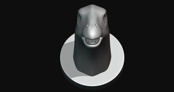 phuwiangossauro cabeça dinossauro impressão 3d modelo imprimível arte esculturas 3d print model - Mito3D