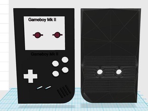 piboy2 gameboy ii case raspberry piboy raspberrypi2 electronics game emulator pi gaming hobby diy 3d print model - Mito3D