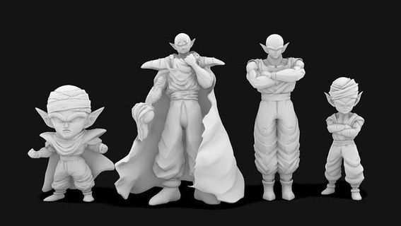 pikolo Ejderha top Süper Ejder topu heykel minyatürler heykeller anime Sanat manga şekil 3dprint Yazdır figürinler goku 3d print model - Mito3D