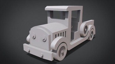 kamyonet oyuncak oyun-oyuncak çocuk çocuklar oyna oyuncaklar runner yarış hız döngüsü parça lastik tekerlek tahrik yol iç lüks spor araba oyunlar oyunları 3d print model - Mito3D