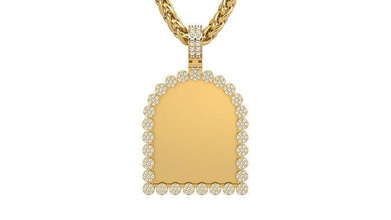 picture pendant 1-2 inch 37 beauty gold jewelry silver printable platinum pendants gift happy fashion white gem rip brilliant brillant necklace 3d print model - Mito3D