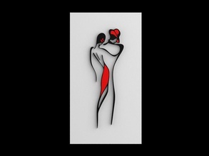 resim tango 2 çift Yazdır yazdırılabilir Sanat deko dekorasyon dekor dans ev 3d print model - Mito3D