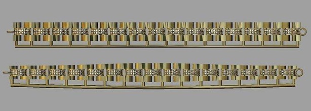 fusion chaîne jeter Collier porte clés prison lien ancre maillon fermer clé bracelet or bijou bijoux argent fuzyon résine outil bague bracelets 3d print model - Mito3D
