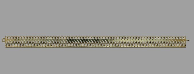pezzo fusione catena is cast portachiavi stampabile collegamento rolex braccialetto braccialetti oro argento gioiello gioielleria moda bellezza attrezzo collana orologio polso fuzyon 3D print model - Mito3D