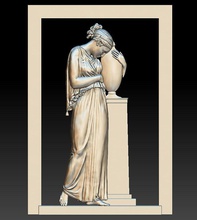 pietas - relief 2020 art woman figure statue classic antico sculpture basrelief scene scenery picture sculptures 3d print model - Mito3D