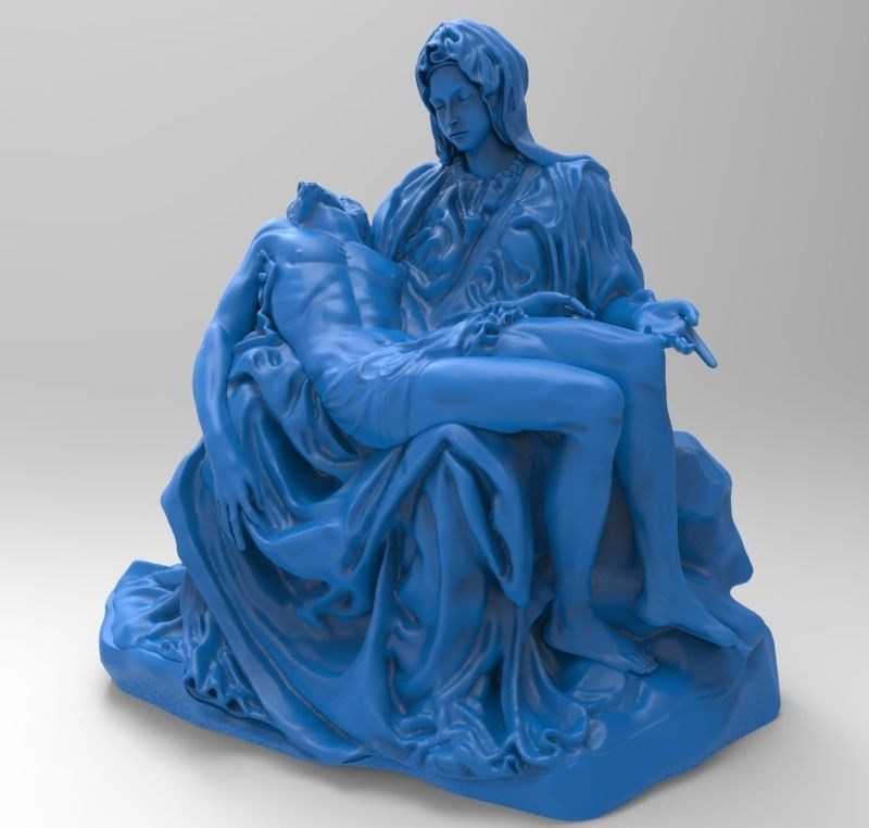 pietta da vinchi sculptur sculpt stonework sculpting art sculptures 3D print model - Mito3D