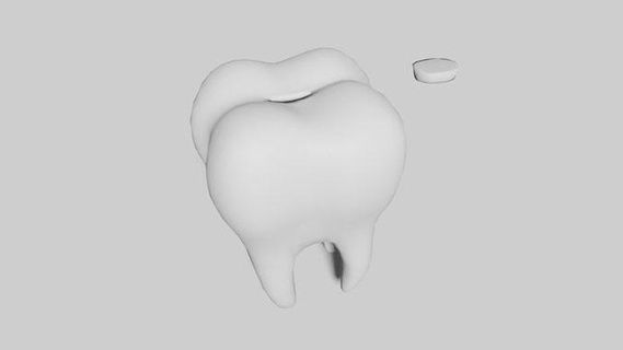 cerdito banco diente cerdito cerdito banco diente 3d impresión banco Arte esculturas 3d print model - Mito3D