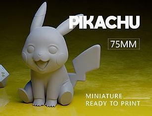 Pikachu Pokemon anime manga nintendo gioco eevee giocattolo pokeball Giochi giocattoli 3d print model - Mito3D