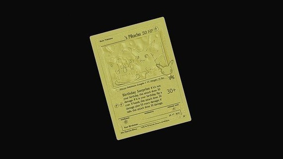 Pikachu Pokémon carte Jeu nintendo bataille anime Jeux jouets pokeball cendre soulagement Cadre planche 3d print model - Mito3D