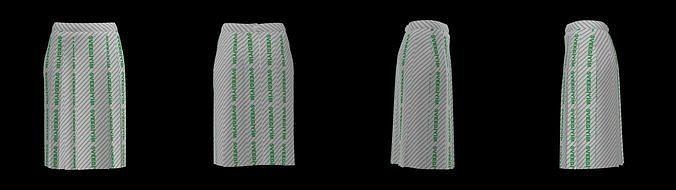 pili falda modelo sveegiyim moda ropa 3d print model - Mito3D