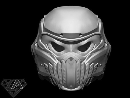 pilot yoda custom helmet mask airsoft cosplay warrior knight skull halloween armor armour sport protection games toys game accessories 3d print model - Mito3D