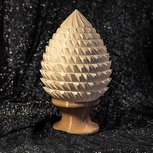 pin cône lampe conception moderne lumière éclairage conépine Sicile bonne chance Couleur maison art 3d print model - Mito3D