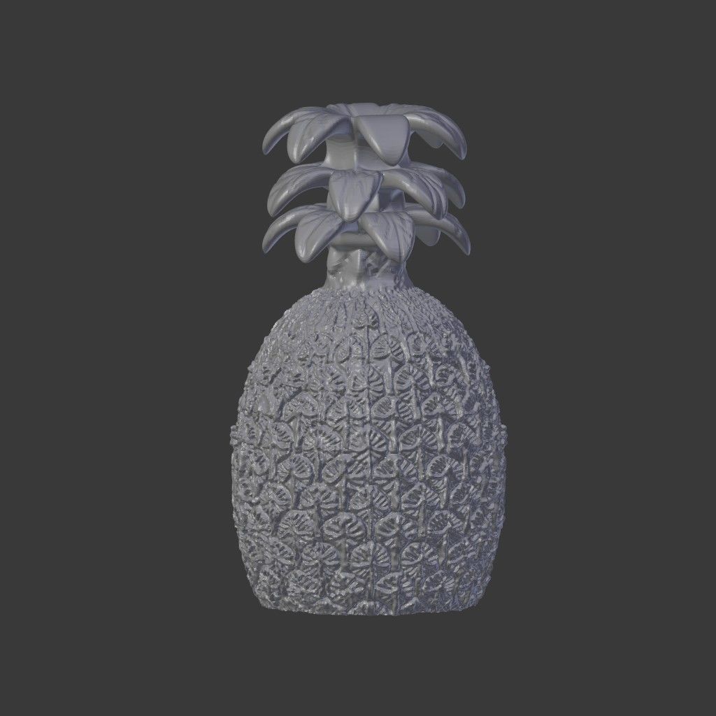pineapple trinket 3d printable model art sculptures 3D print model - Mito3D