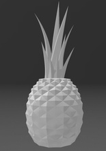 ananas feuille fruit nature pin aliments boisson art sculptures 3d print model - Mito3D