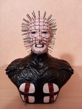 tête d'épingle cénobite sculpture statue art portrait homme adulte figurine monstre film horreur sculptures 3d print model - Mito3D