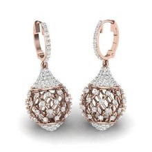pinyon küpe takı earrings3d pendientes orecchino brinco kolczyki korvet gazı altın mücevher juwel cercei 3dprinted 3dmodeling elmaslar 3d print model - Mito3D