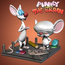 pink brain toy fanart toyart 3dprint cartoon printable games toys 3d print model - Mito3D