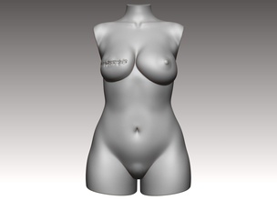 rosa nastro movimento 3d stampa modello consapevolezza mese sculture stampa ottobre zbrush scolpire arte 3d print model - Mito3D