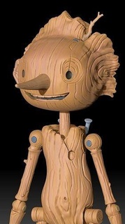 Pinocchio Guillermo del Toro Netflix arte Trompete Marionette Schöpfer Guillermodeltoro Kunst Skulpturen 3d print model - Mito3D