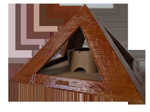 piramit piramid energetica 3 ahşap anıt enerji mısır egipto meditasyon meditacion sanat matematiksel 3d print model - Mito3D
