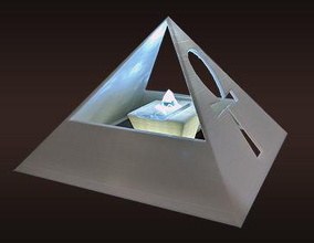 piramit piramid energetica 5 lamba lampara enerji mısır egipto meditasyon meditacion sanat matematiksel 3d print model - Mito3D