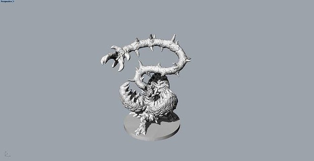 pirana hayvan karakterler oyun yazdırılabilir heykel dekoratif cin büyücü örgü elektronik eski Sanat illüstrasyon heykelcik kış kuş Ejderha oyunlar oyuncaklar 3d print model - Mito3D
