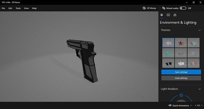 pistola arma fogo 3d blander3d liquidificador 2021 unidade armas simples pobre Ciência 3d print model - Mito3D