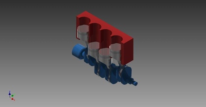 kolben animation ingenieurwesen ingenieur 3d wissenschaft mechanisch 3d print model - Mito3D