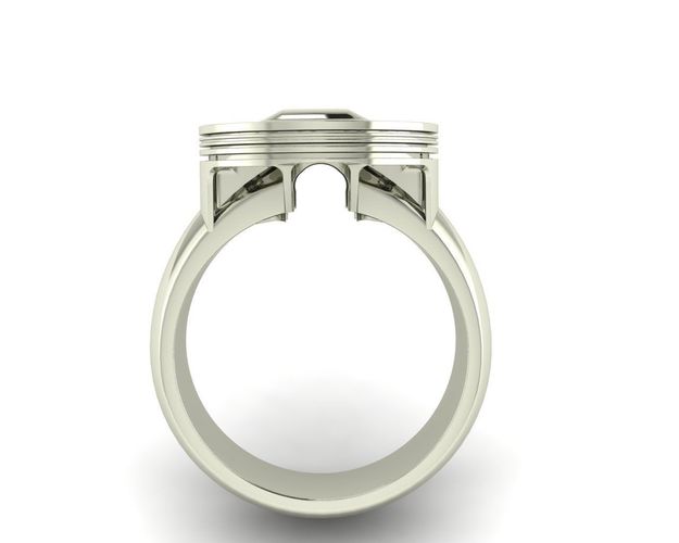 pistão anel anello moda motores joalheria argolas 3D print model - Mito3D
