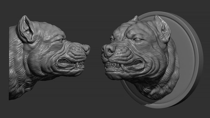 Pitbull kızgın baş Stafford teriyer Amerikan büst köpek hayvan minyatürler figürinler heykel memeli dekor yazdırılabilir Sanat Boğa Amstaff heykeller 3D print model - Mito3D