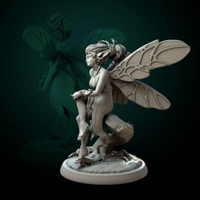 pixie soul of forest 75mm pre-supported tabletop fantasy sculpt dnd dndcharacter miniature game pathfinder wargame boardgame highdetail fairy female woman tabletopgame games toys board 3d print model - Mito3D