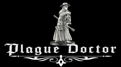plague doctor zombiecide zombie black cemetery gate boardgame miniature 28mm wargame tabletop accessories horror fantasy historical wargames games toys board 3d print model - Mito3D