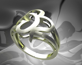 llanura ligero mujer anillo oro plata joyería joya Moda imprimible platino dedo prototipos diseño Boda canalla belleza anillos 3d print model - Mito3D