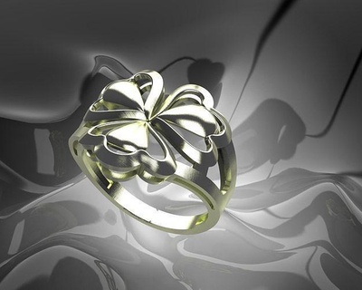 plain light women ring gold silver jewelry fashion printable platinum finger prototyping design gem jewellery jewel wedding cad beauty rings 3d print model - Mito3D