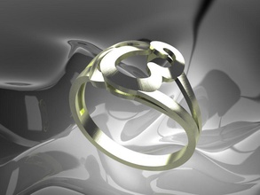 avião luz mulheres anel ouro prata joalheria moda imprimível platina dedo prototipagem Projeto gema jóias jóia Casamento cafajeste beleza argolas 3d print model - Mito3D