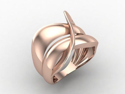 einfach Ring Frauen bereit stl 3dm Modelle Damen Ringe 3d Schmuck Gold Silber Miniset Diamant Luxus brillant 3dmodel Sterling 3d print model - Mito3D