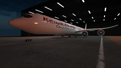 avião queniano companhias aéreas boeing comercial hélice cia aérea jato jumbo aeronave monoplano ar 737 747 a380 800 jogos brinquedos 3d print model - Mito3D