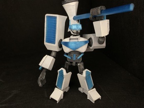 ded bot robot figura azione giocattolo balljoint articolato arte indietoy giochi giocattoli 3d print model - Mito3D