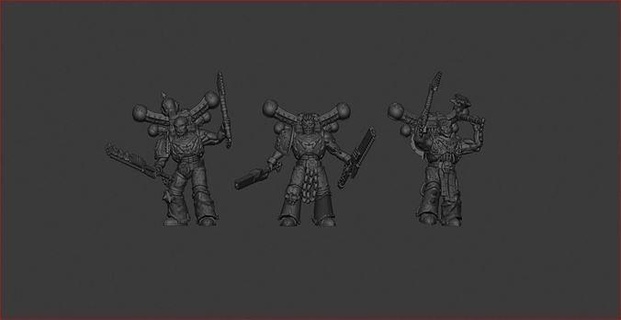 planet consumers 8-tied warhammer 40k world eaters chaos space marines khorne eightbound exalted games toys board 3d print model - Mito3D