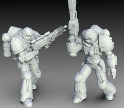 planetary raiders sculpture model hobby wargame wargames sci fi marines 3dprint presuported battle alternative collection warhammer 40k games toys board 3d print model - Mito3D