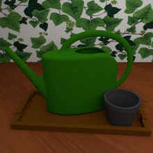 plant growing set hobby-diy flower nature grow wateringcan pot plateau builder challenge hobby diy other 3d print model - Mito3D