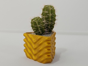 planta maceta soporte 89 cactus flor crecimiento florero suculento general decoración botánico escritorio deco moderno plantador casa cuenco organizador 3d print model - Mito3D