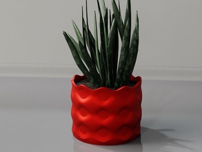 pianta pentola titolare supporto 95 cactus flora fiore forma astratto ciotola vaso succulenta casalinghi stoviglie arredamento botanico giardinaggio verde casa geometrico 3d print model - Mito3D