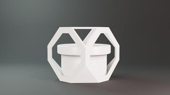Pflanzer Topf Blume Haus Dekoration Dekor 3d print model - Mito3D